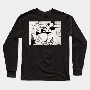 Mickey Mouse Steamboat Willie Long Sleeve T-Shirt